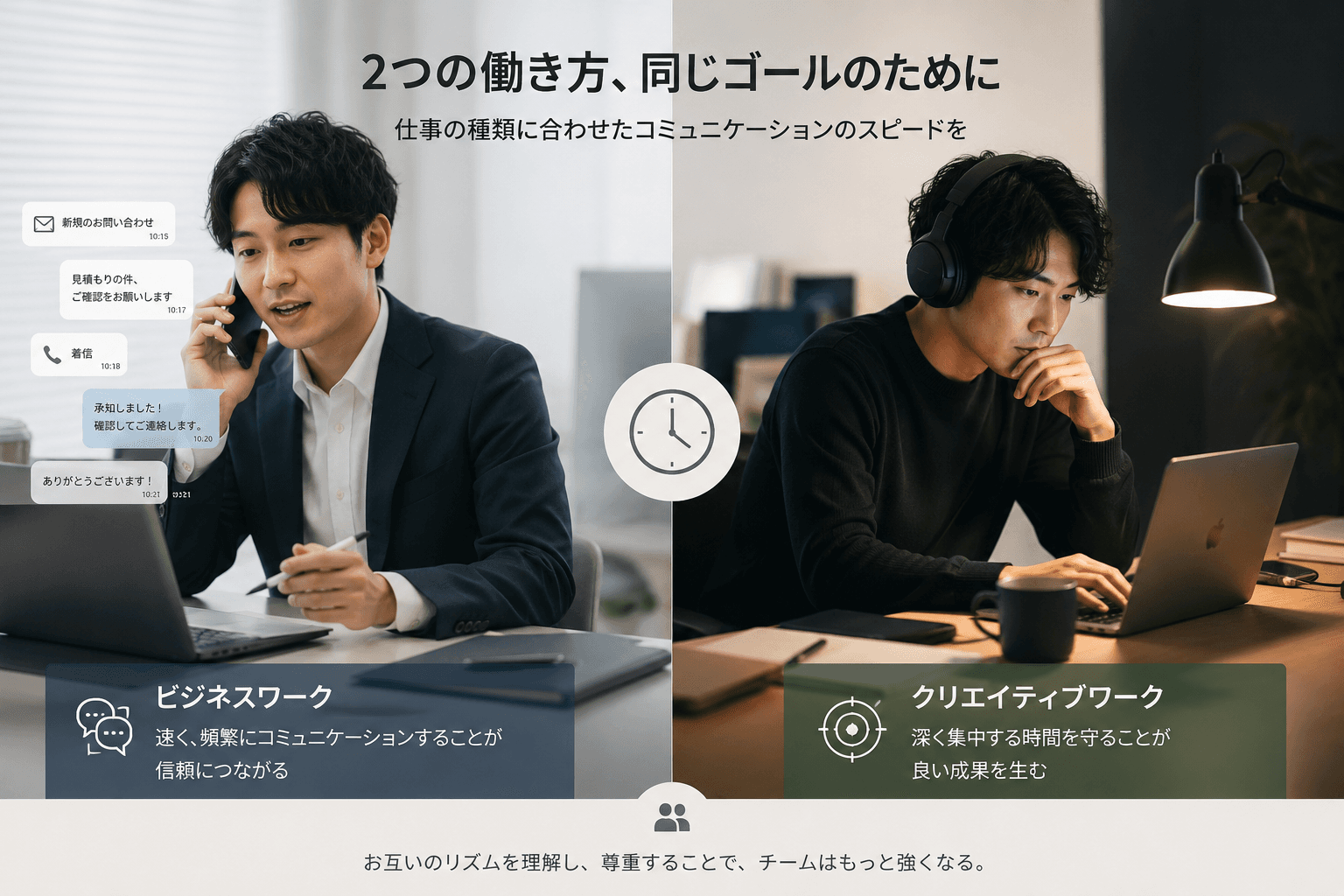 うまく働くために:コミュニケーションのスピード